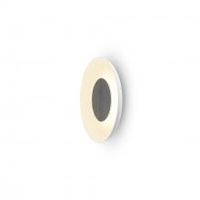 Koncept Inc RMW-09-SW-BNI-HW+18BD-MWT - Ramen  9" (Brushed Nickel) with 18" back dish (Matte White)